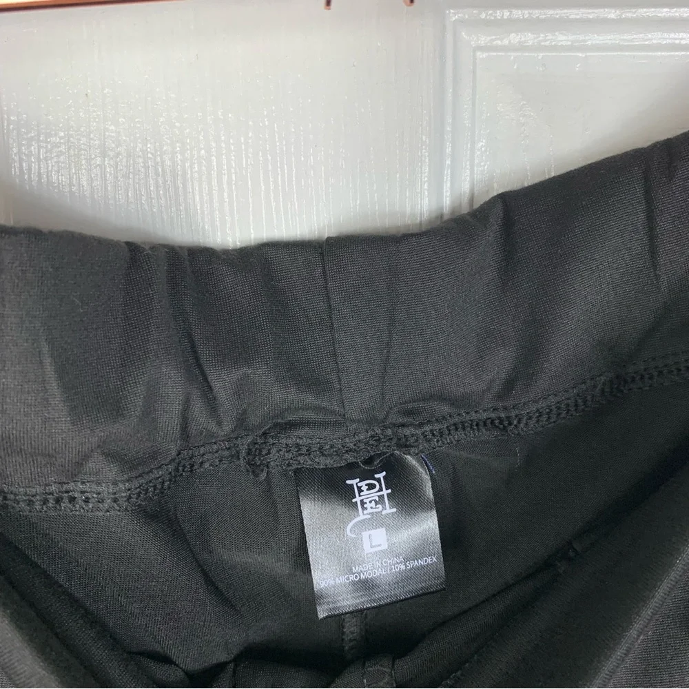 Ed Hardy Mens Loungewear Pants Black Size Large
